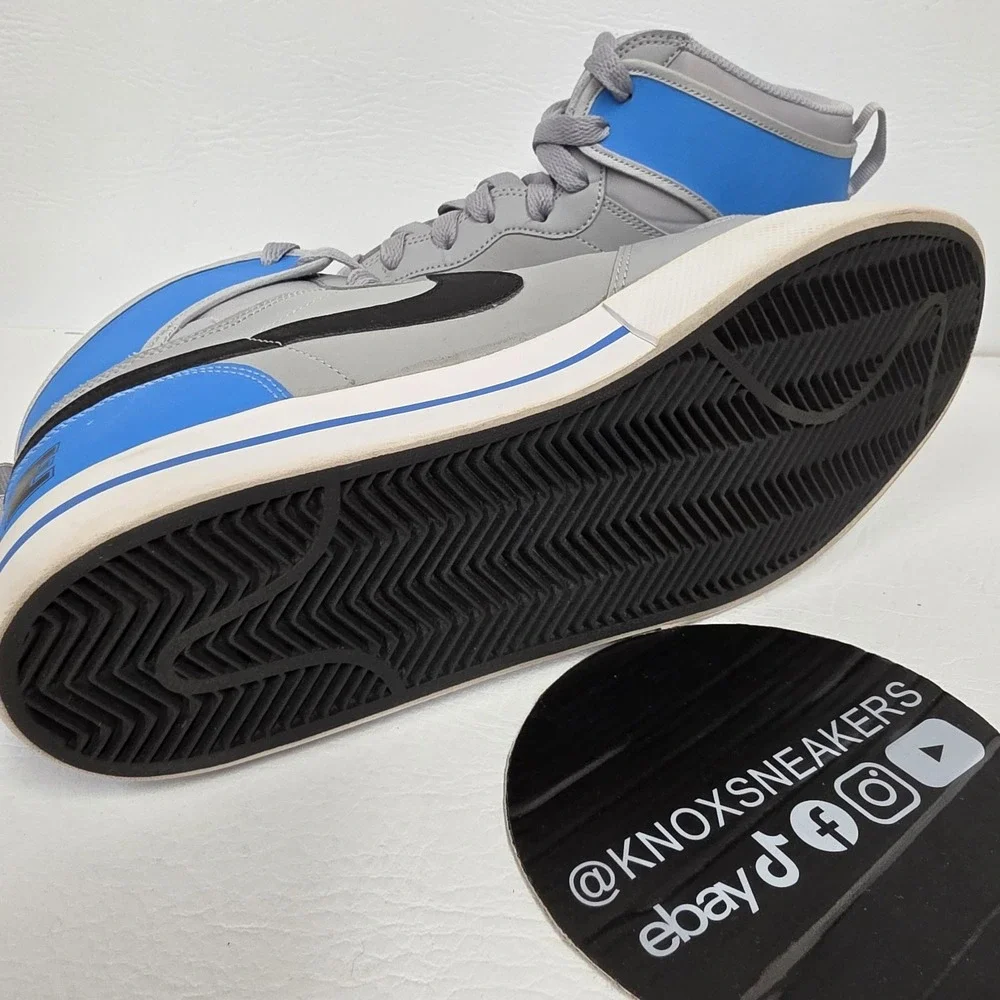 Nike Air Big High AC Wolf Grey Blue Sneaker 477103-041 Men's Size 11.5